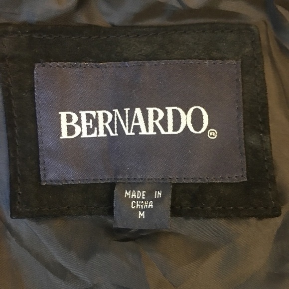 Bernardo genuine suede leather jacket with pockets. - Picture 4 of 6